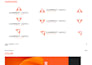 design modern saas logo and brand identity